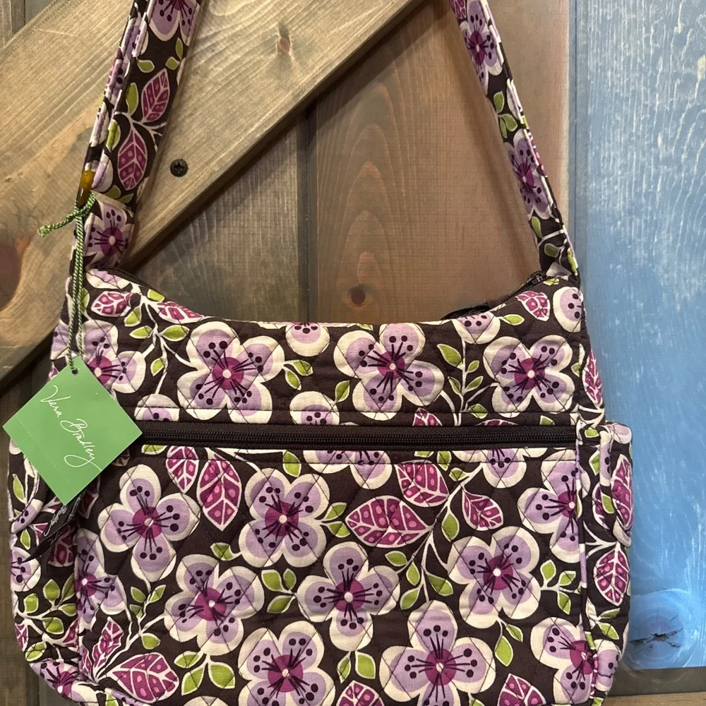 Vera Bradley On The Go Plum Petals - Picture 3 of 8